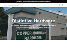 Tablet Screenshot of coppermountainhardware.com